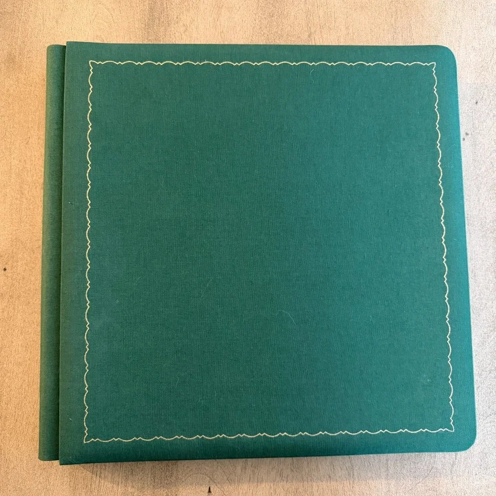 Creative Memories Dark Green 12X12 Scrapbook OPEN never used Old Style‎ 2000s